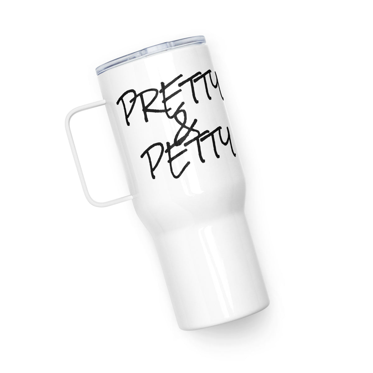 PRETTY & PETTY Travel mug with a handle
