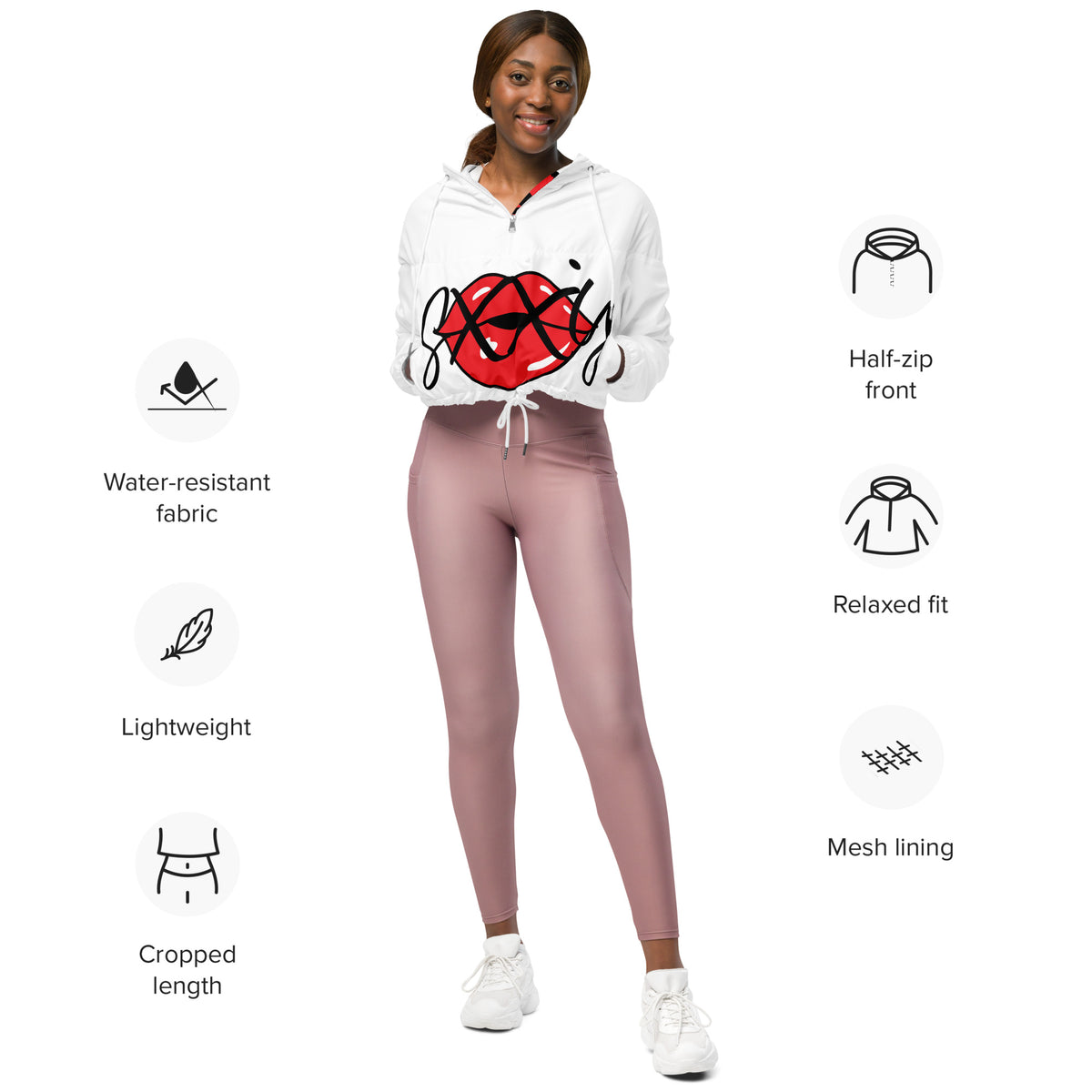 SXXY Women’s cropped windbreaker