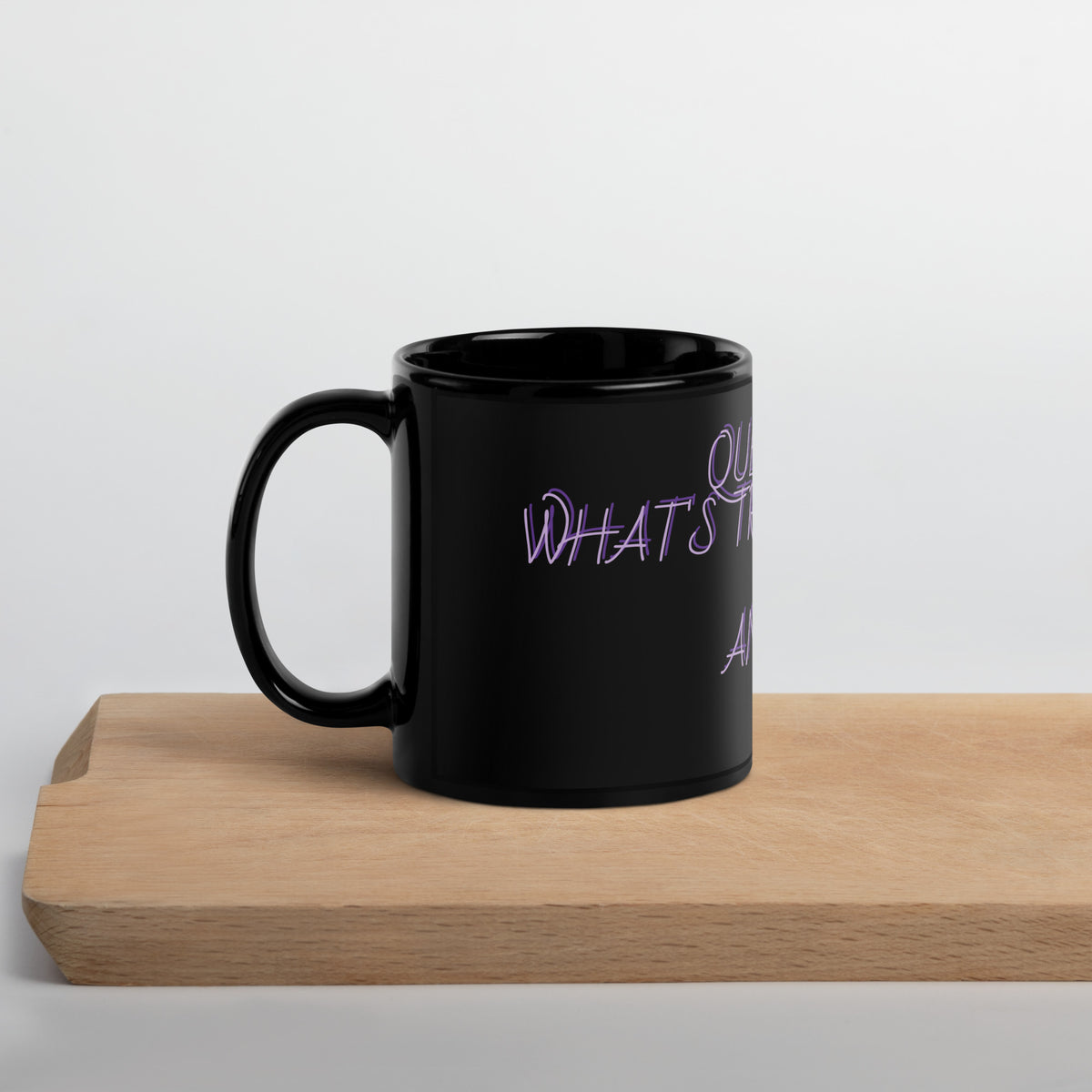 TRENDING Black Glossy Mug