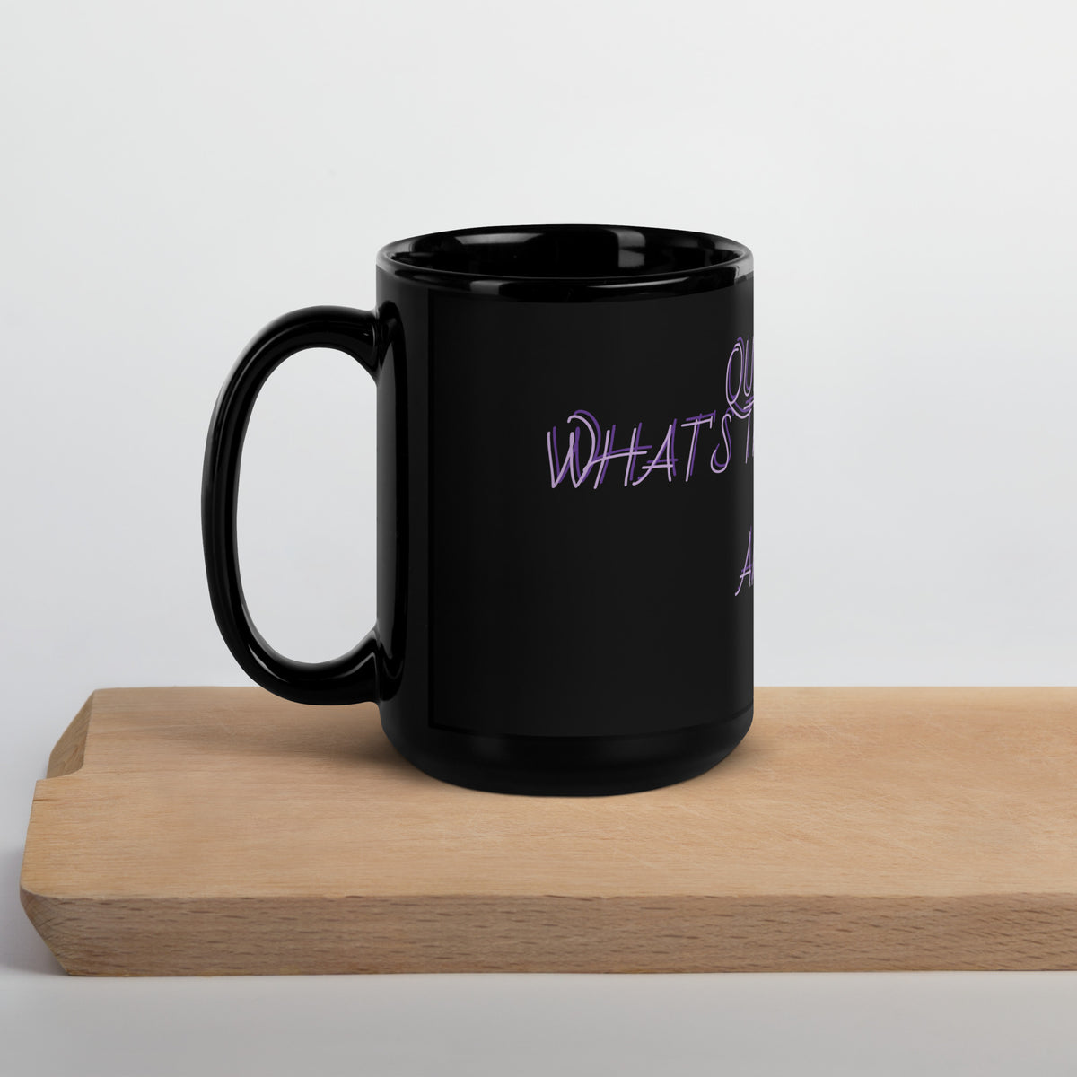 TRENDING Black Glossy Mug