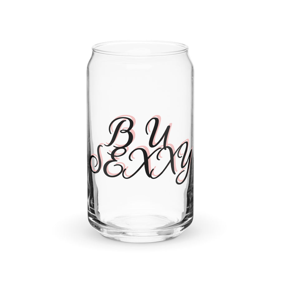 B U SEXXY Can-shaped glass