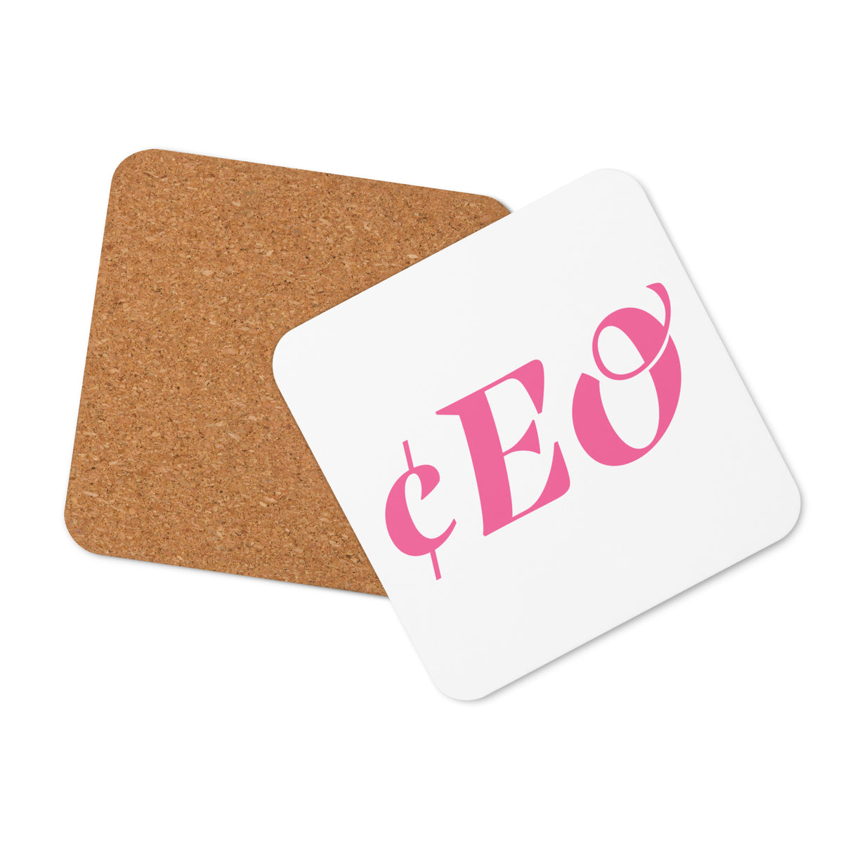 CEO Cork-back coaster