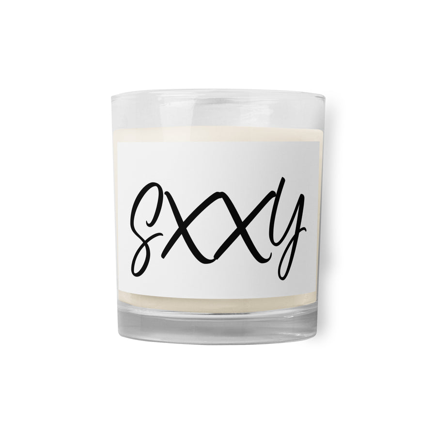 SXXY Glass jar soy wax candle