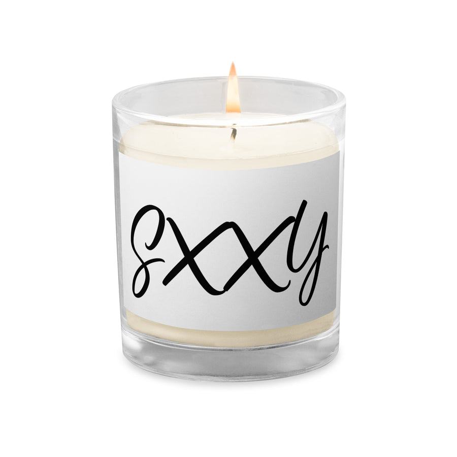 SXXY Glass jar soy wax candle