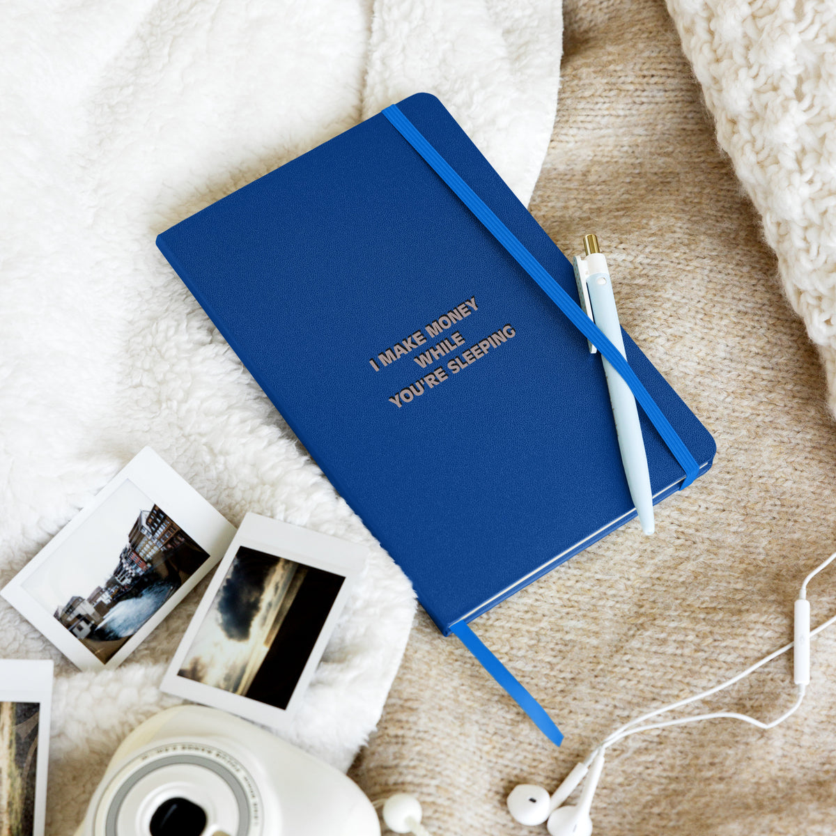 I MAKE MONEY Hardcover bound notebook