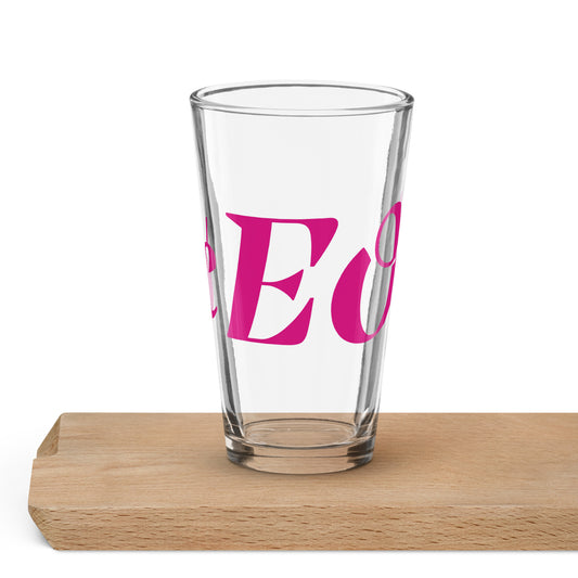 CEO Shaker pint glass