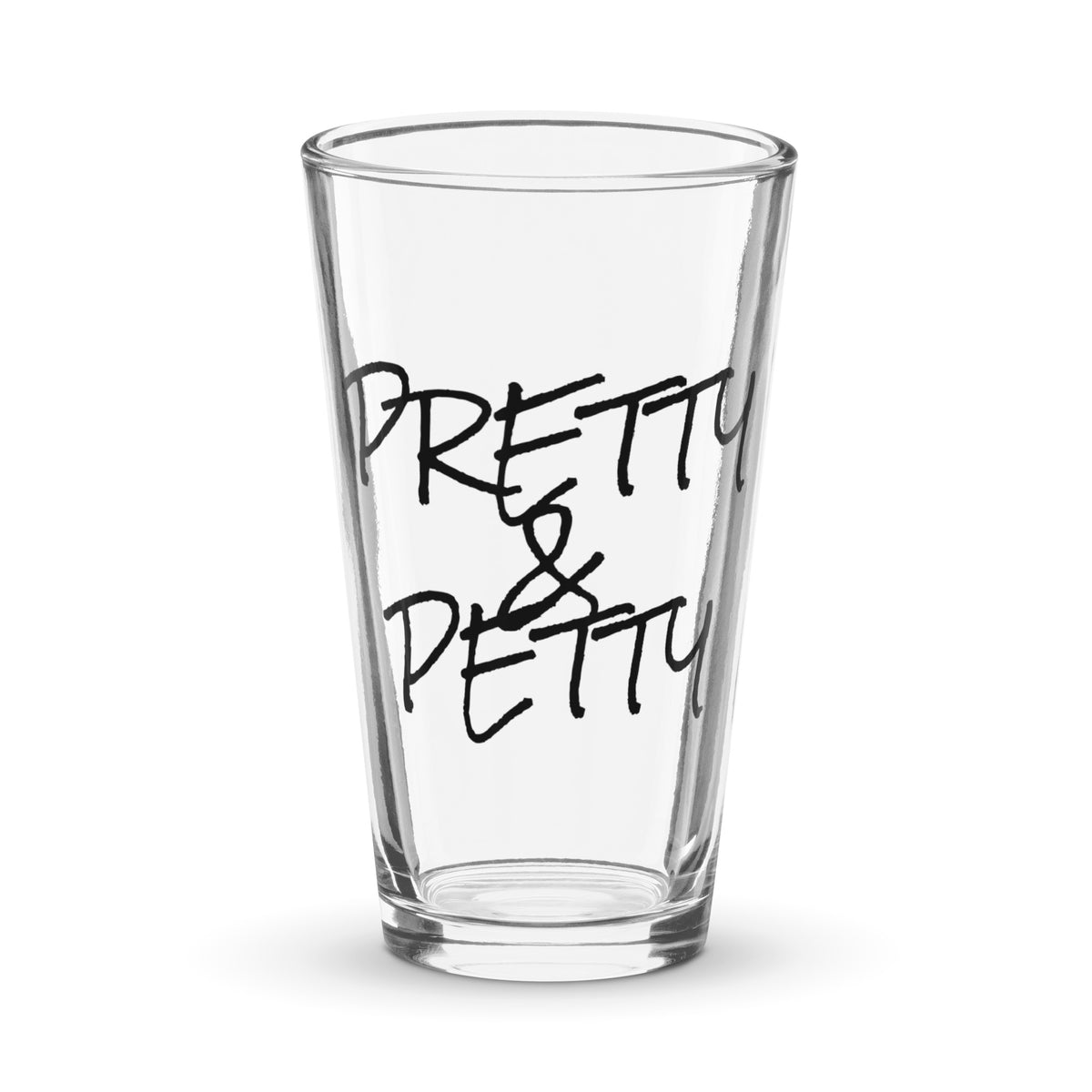 PRETTY & PETTY Shaker pint glass