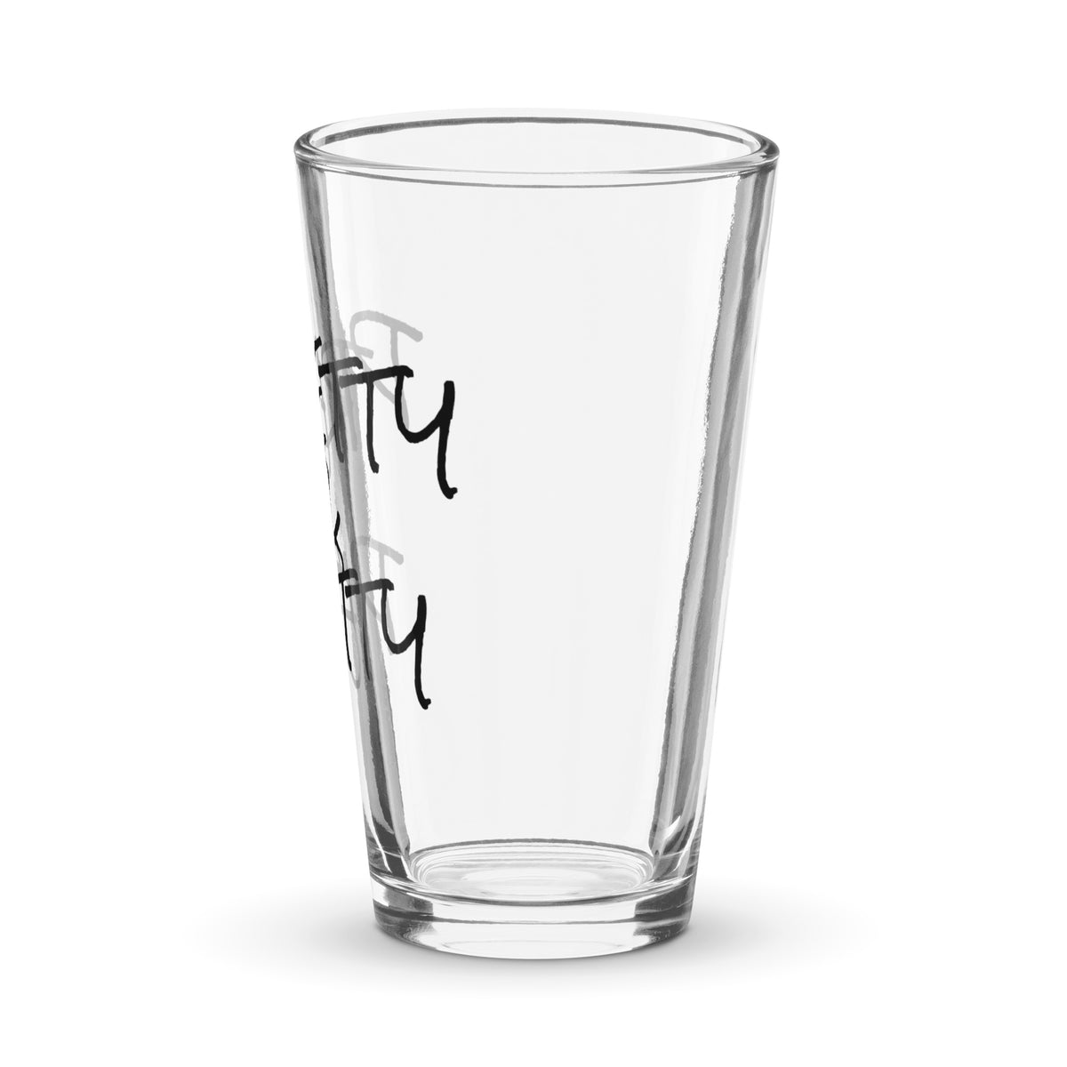 PRETTY & PETTY Shaker pint glass