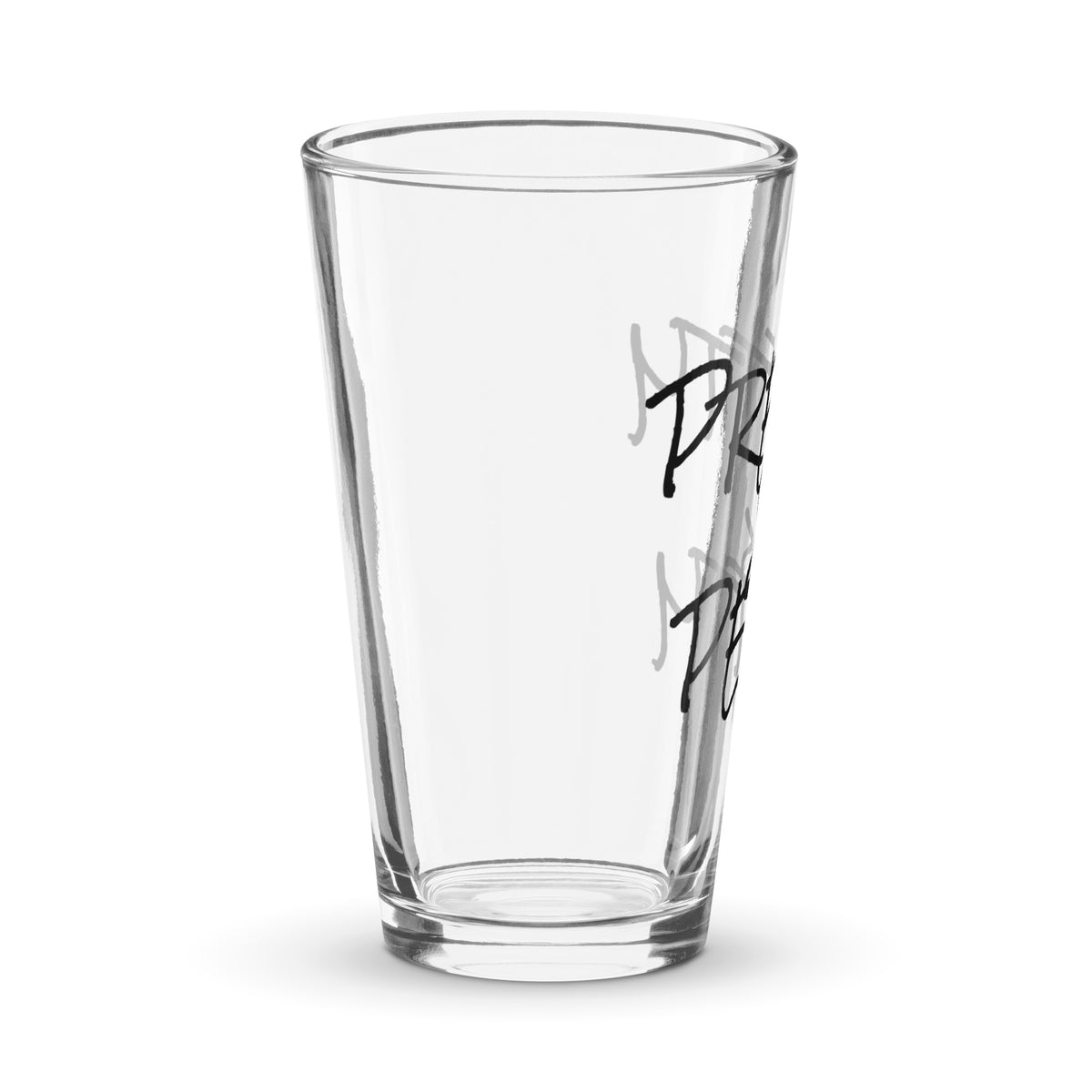 PRETTY & PETTY Shaker pint glass