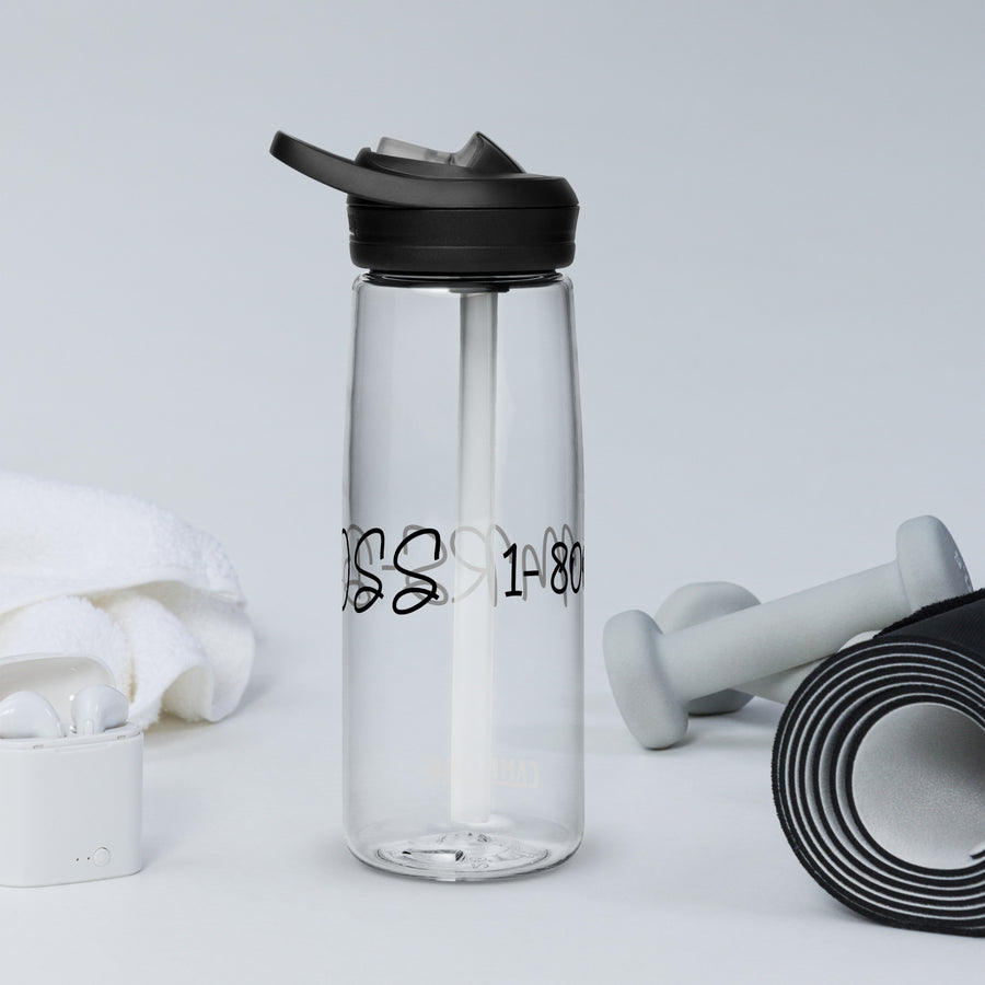 1-800-MRS-BOSS Sports water bottle