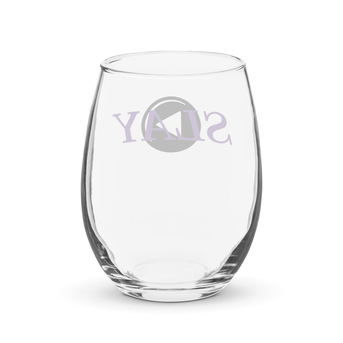 PRESS SLAY Stemless wine glass