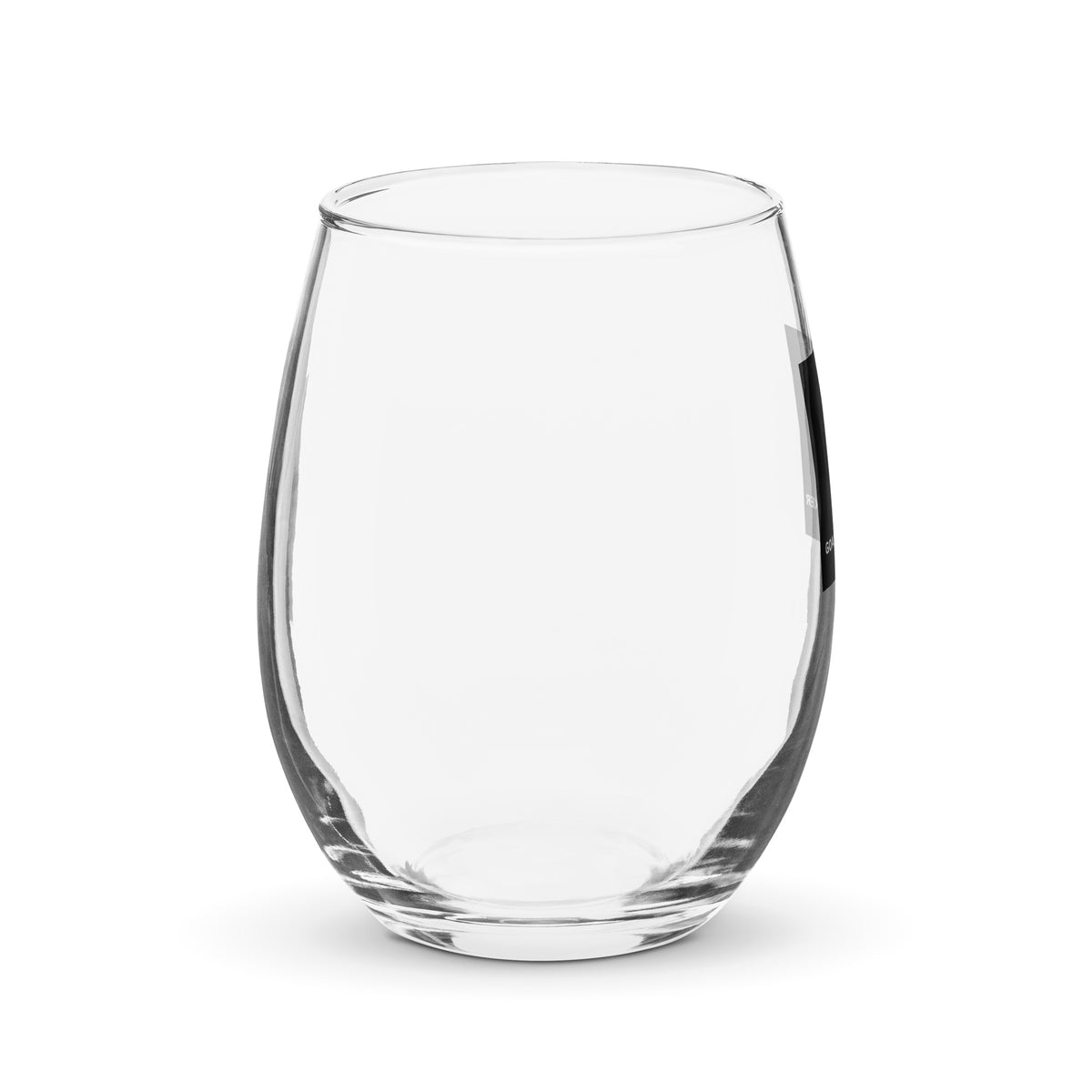 RATED B Stemless wine glass