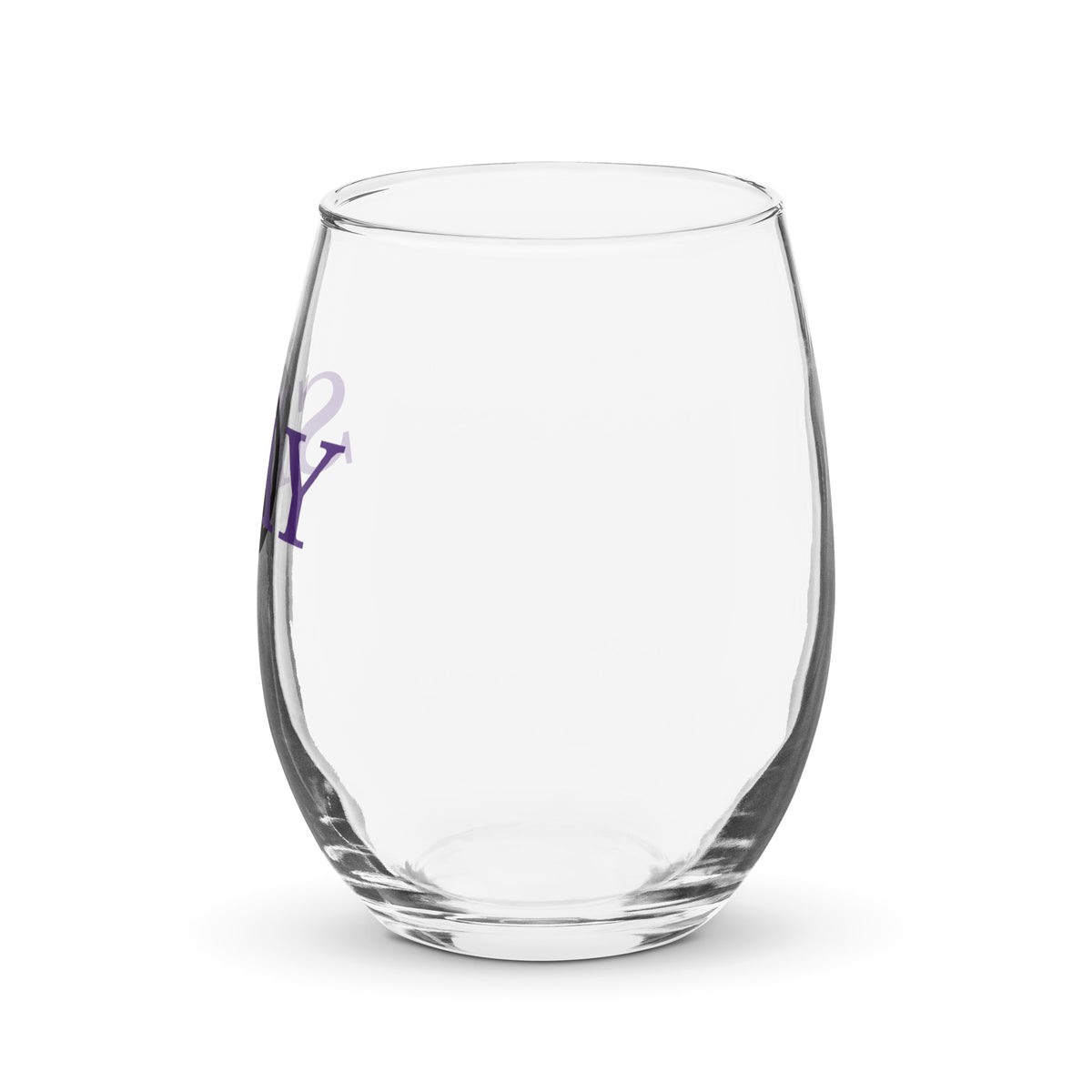PRESS SLAY Stemless wine glass