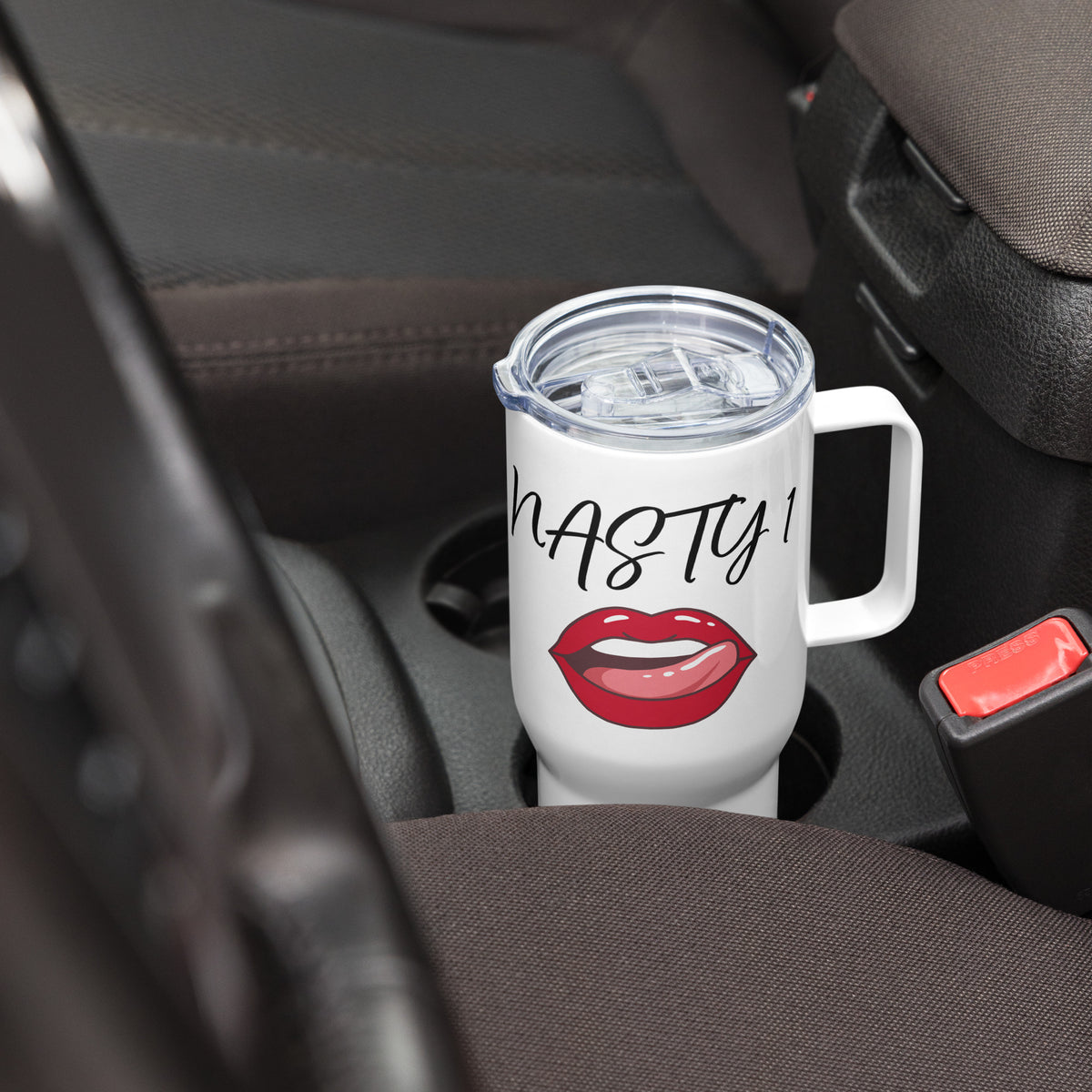 NASTY 1 Travel mug with a handle