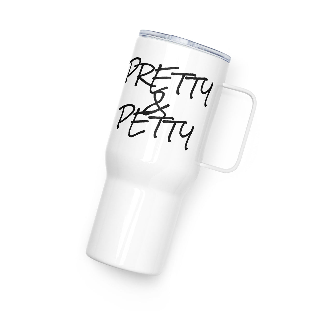 PRETTY & PETTY Travel mug with a handle