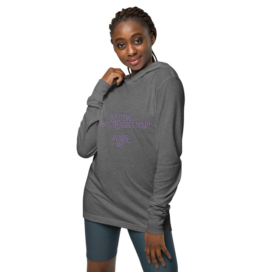 TRENDING Hooded long-sleeve tee