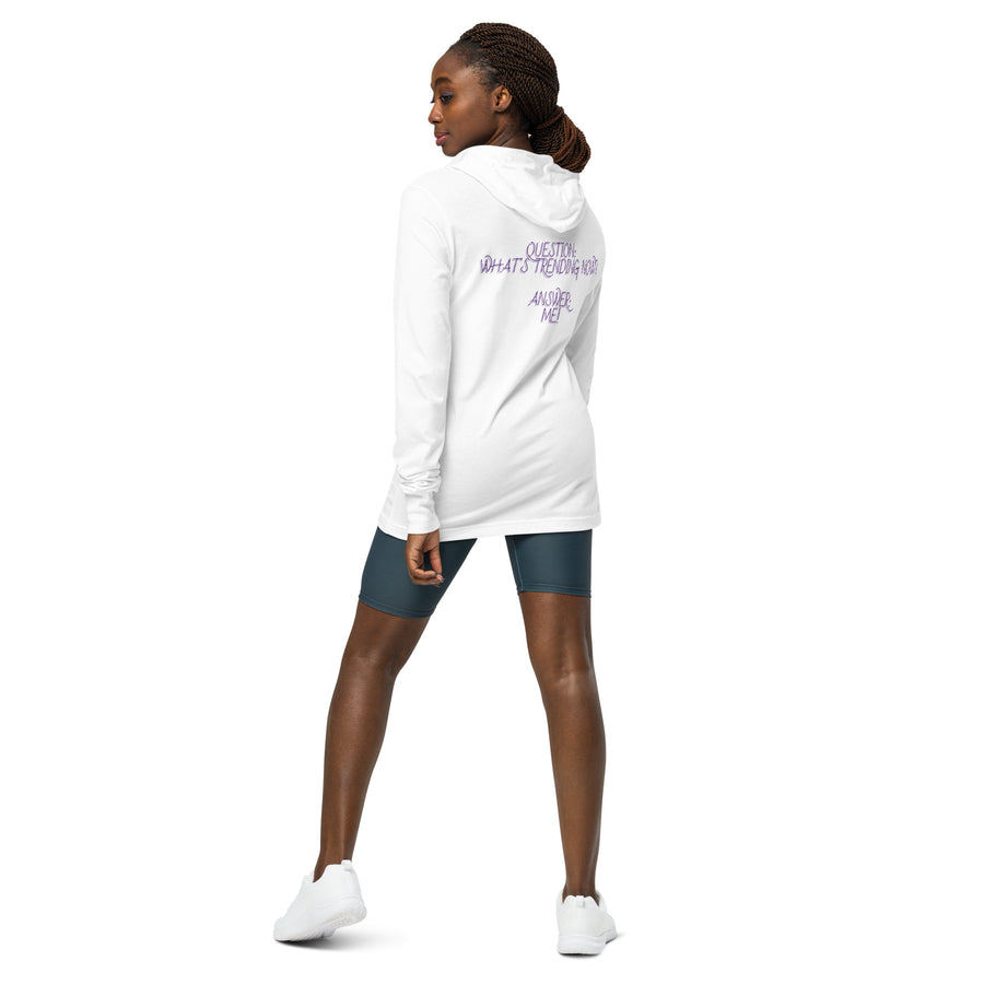 TRENDING Hooded long-sleeve tee