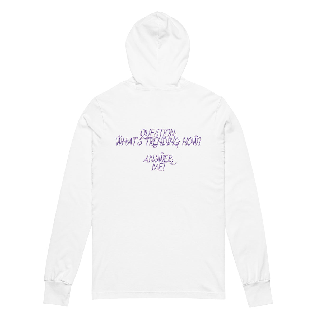 TRENDING Hooded long-sleeve tee