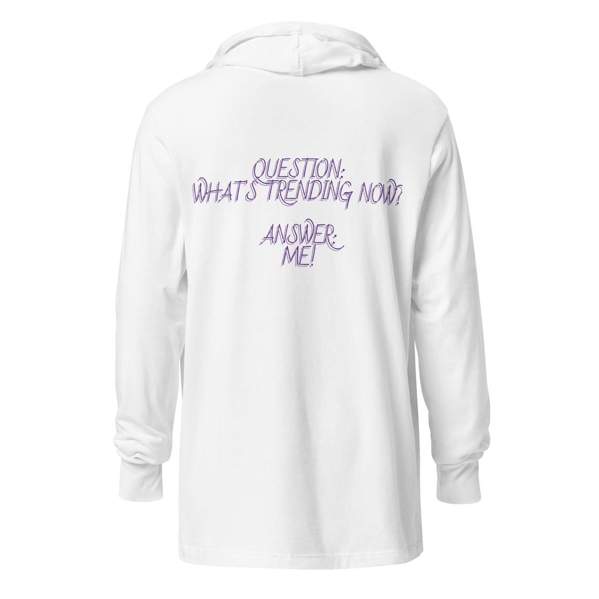 TRENDING Hooded long-sleeve tee