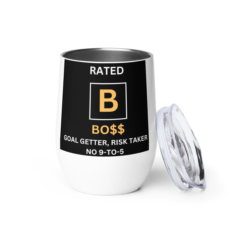 RATED B Wine tumbler