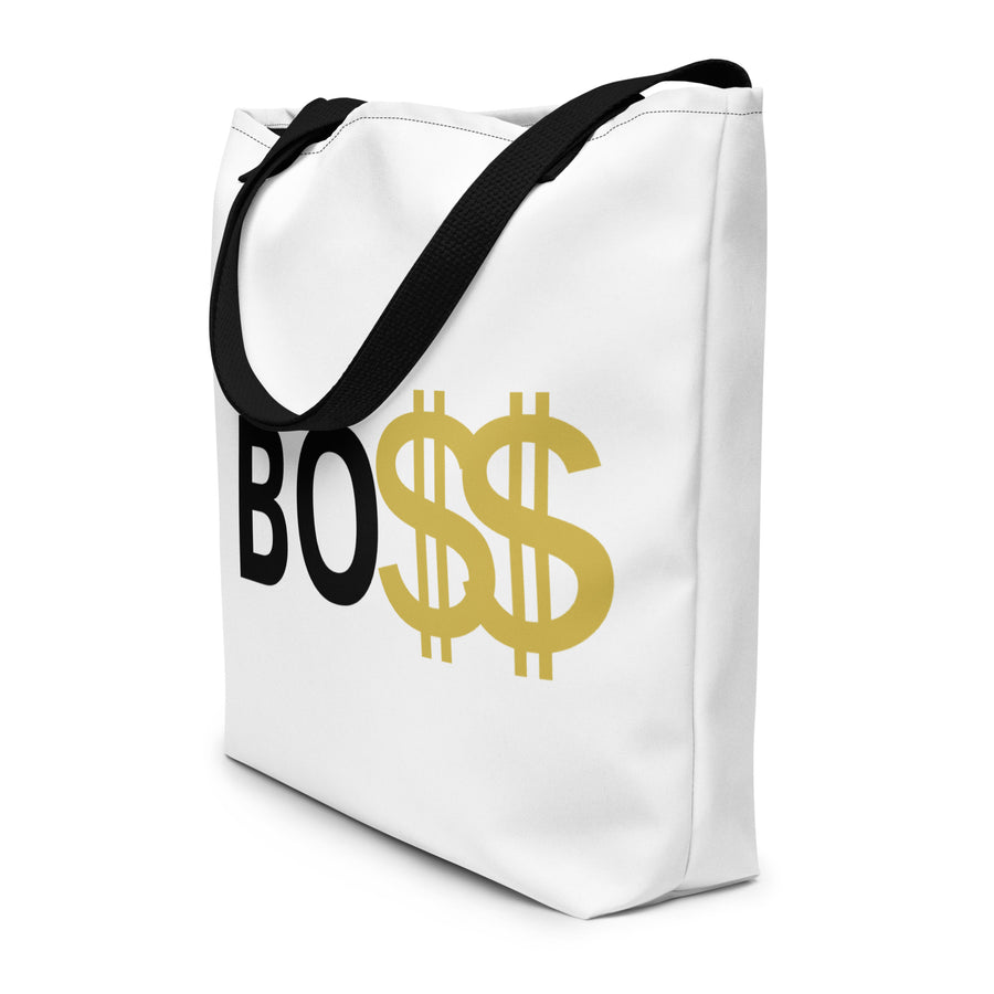 BOSS All-Over Print Large Tote Bag