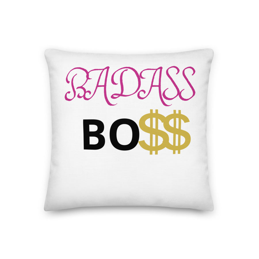 BADASS BO$$ Premium Pillow