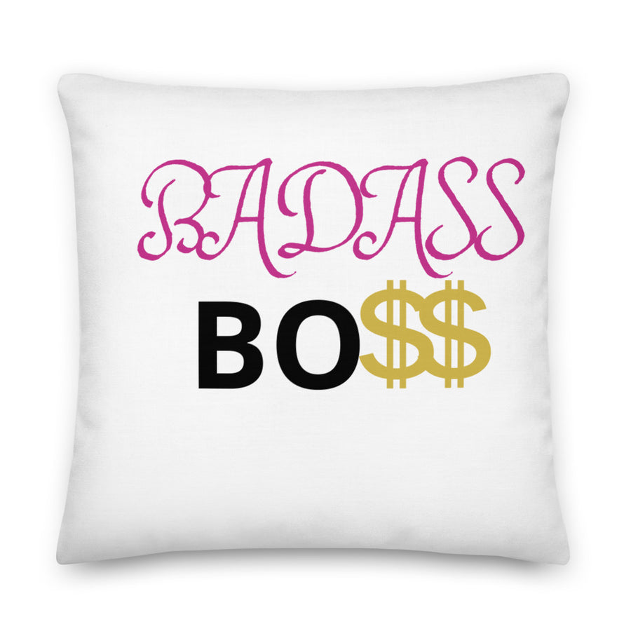 BADASS BO$$ Premium Pillow