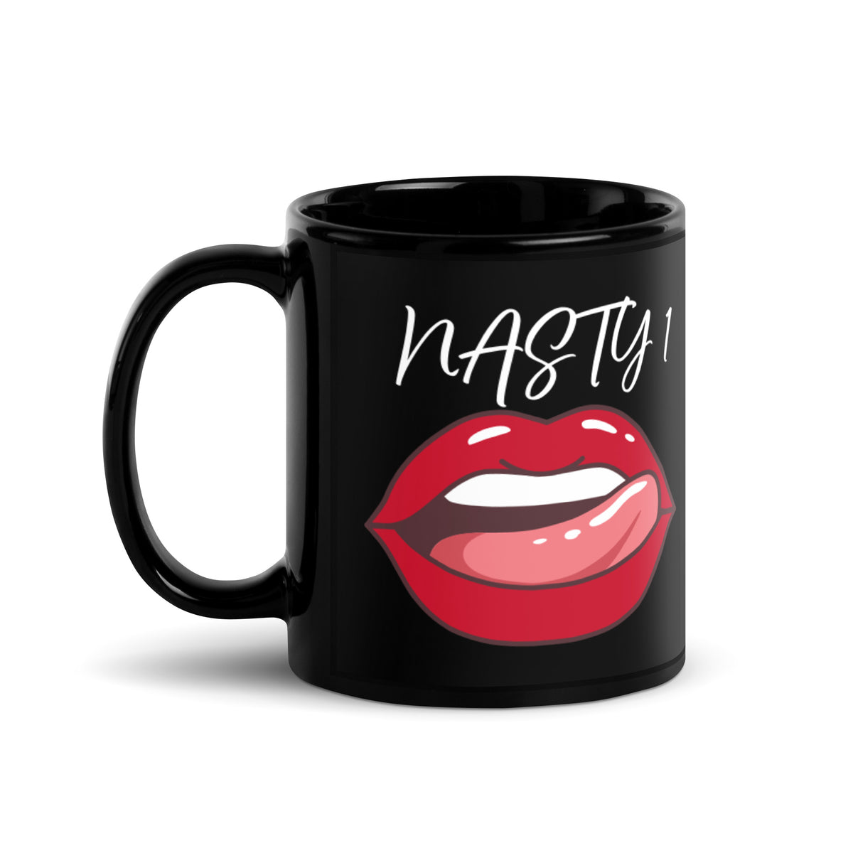 NASTY 1 Black Glossy Mug