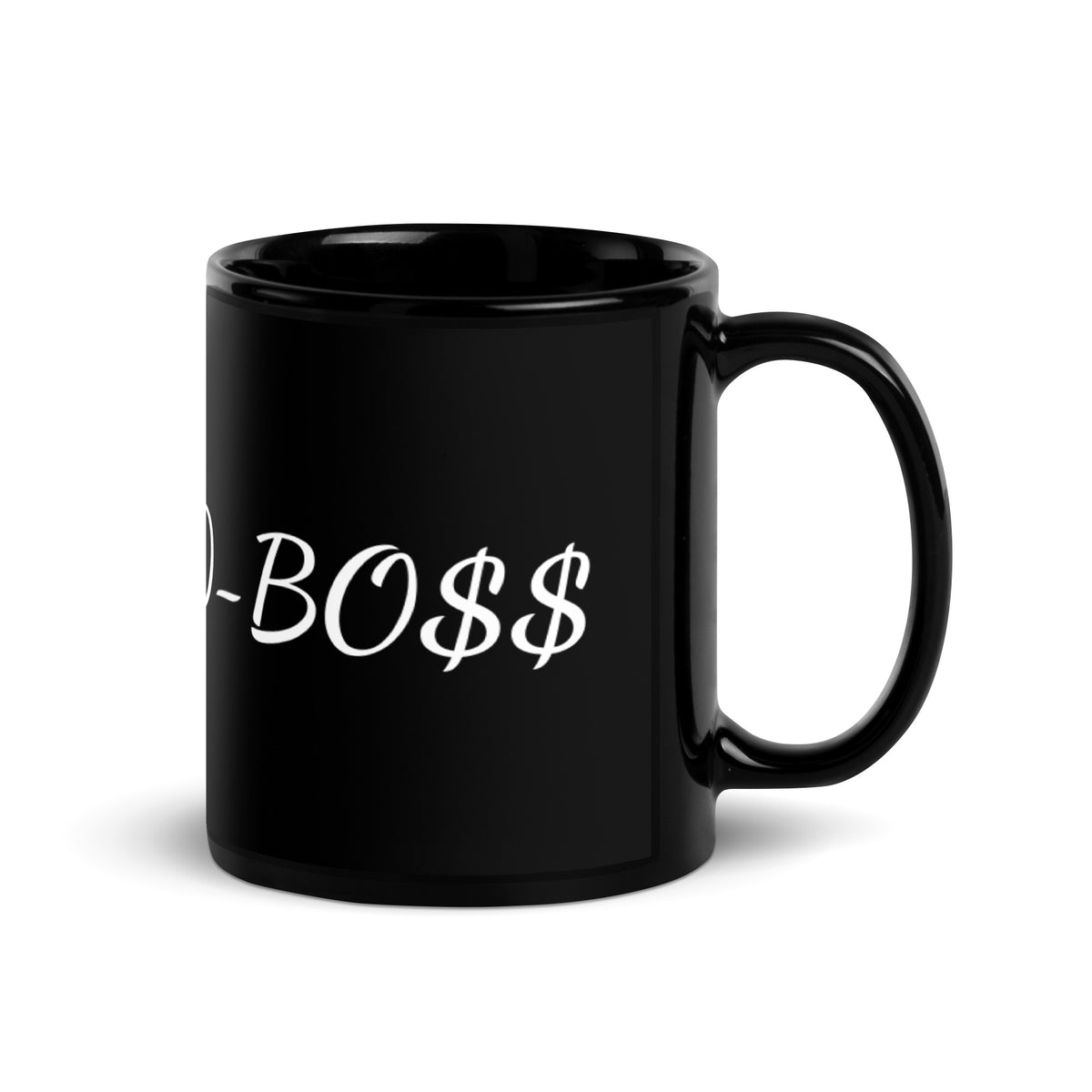 1-800-BAD-BO$$ Black Glossy Mug
