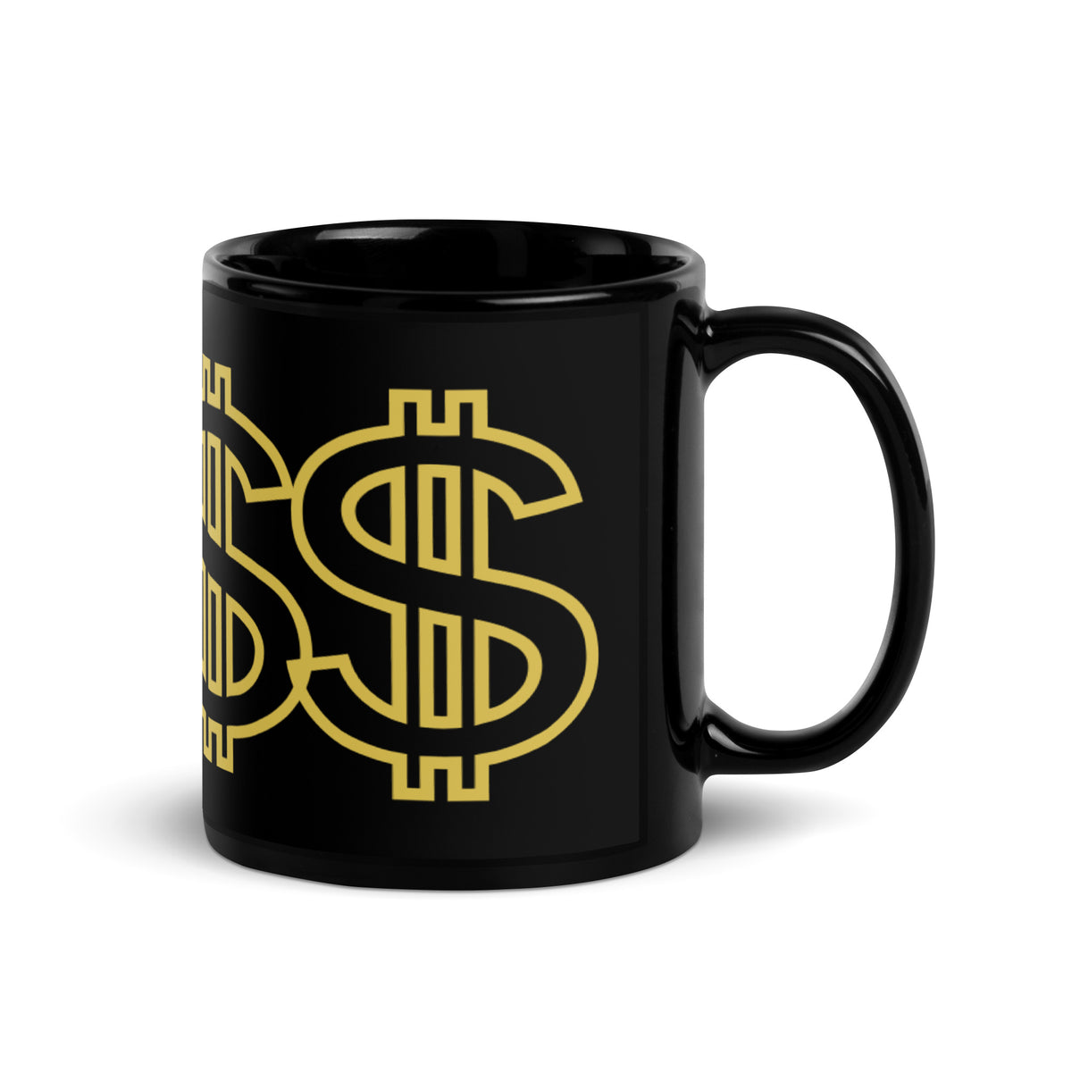BO$$ Black Glossy Mug