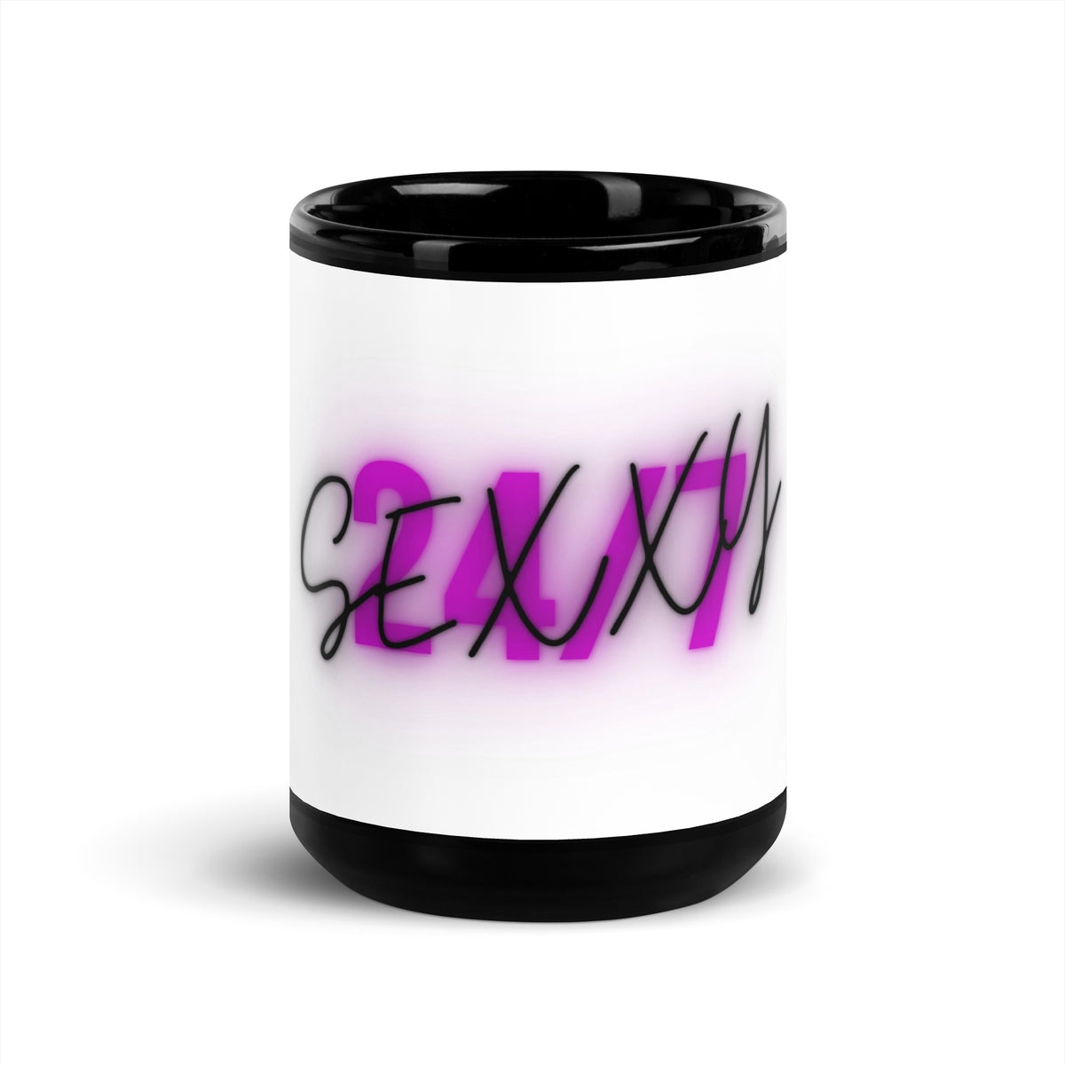 SEXXY 24/7 Black Glossy Mug