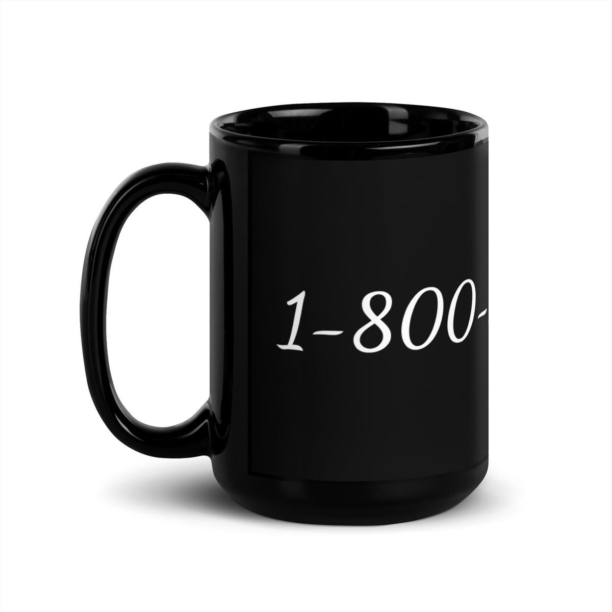 1-800-BAD-BO$$ Black Glossy Mug