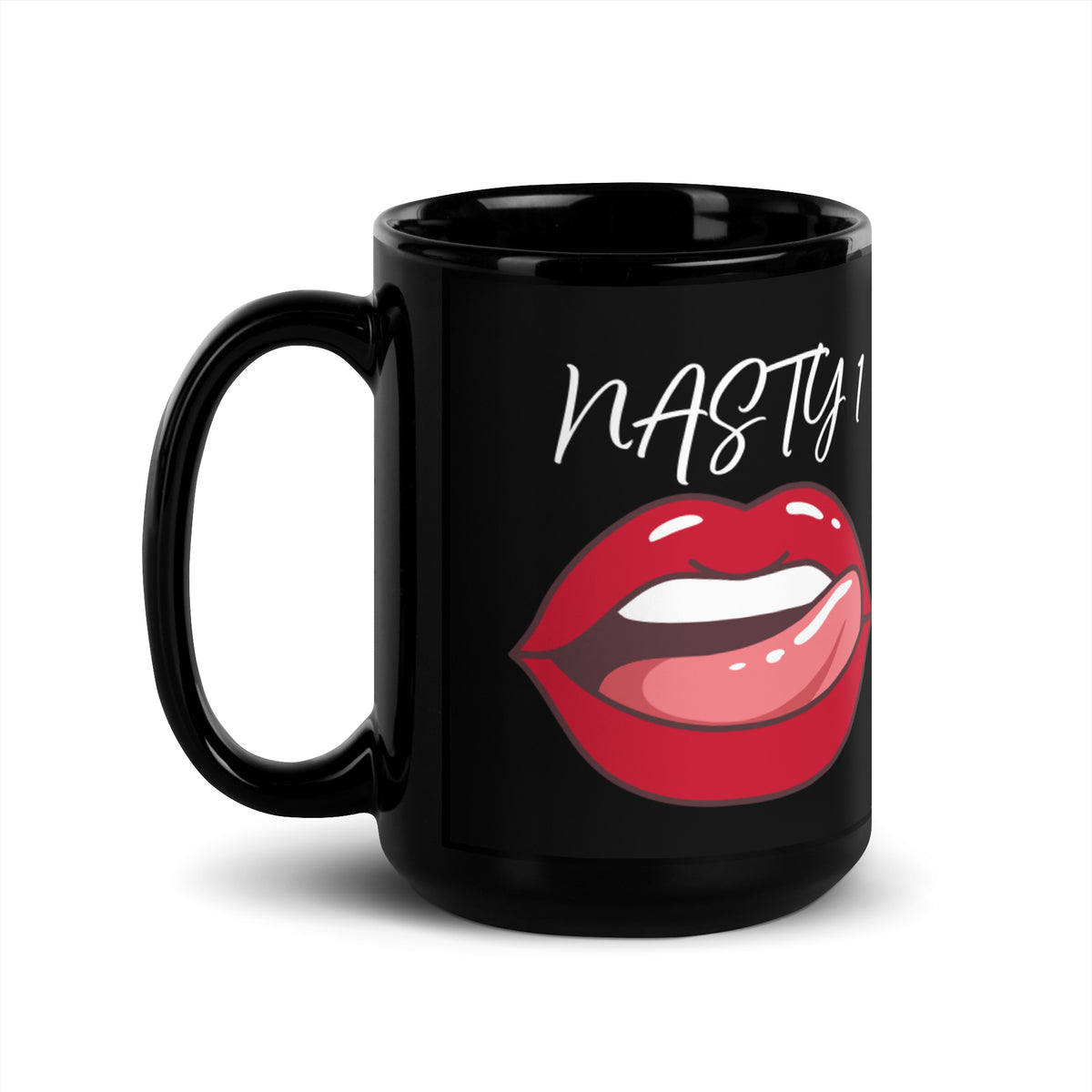 NASTY 1 Black Glossy Mug