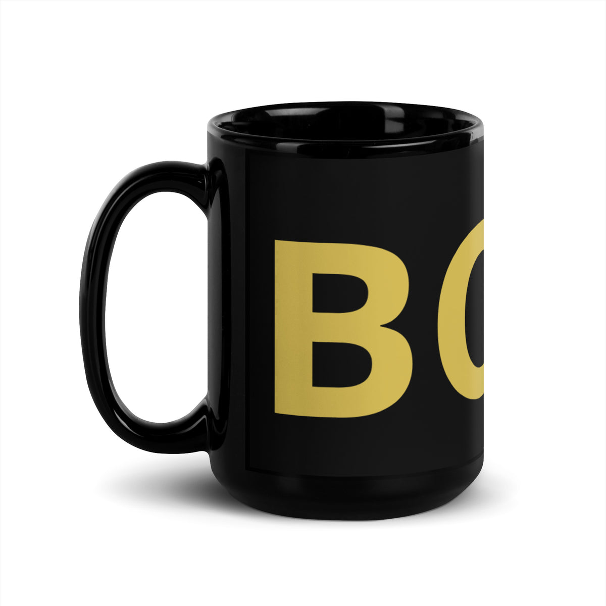 BO$$ Black Glossy Mug