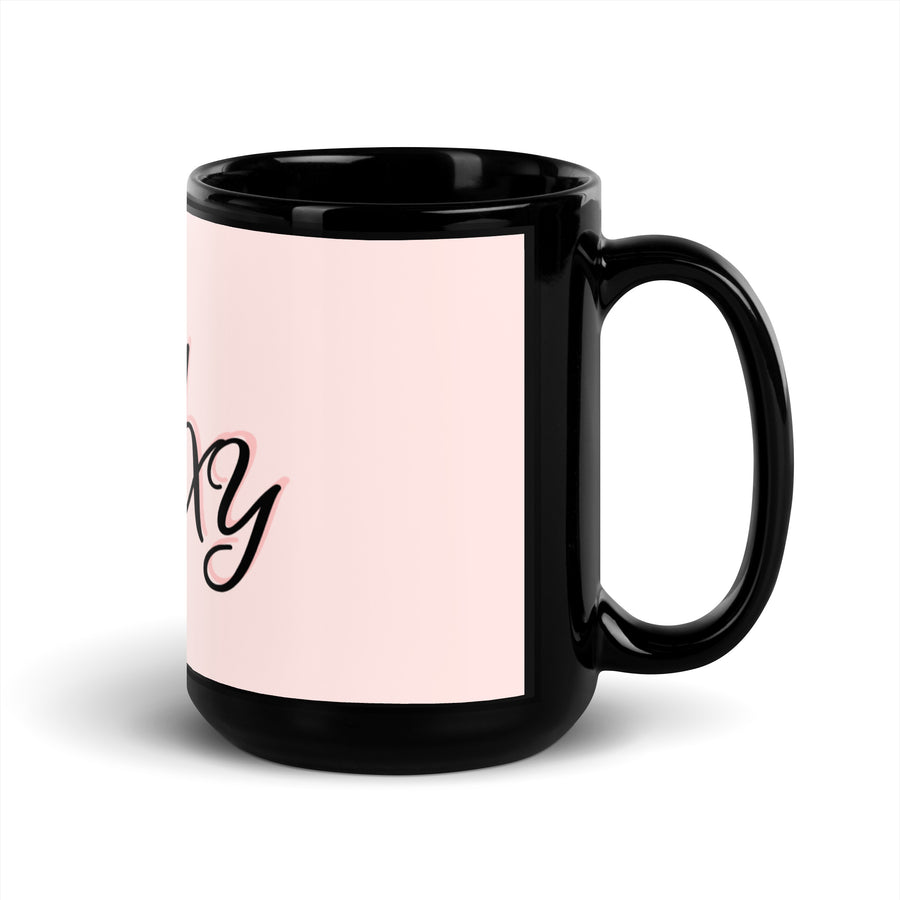 B U SEXXY Black Glossy Mug