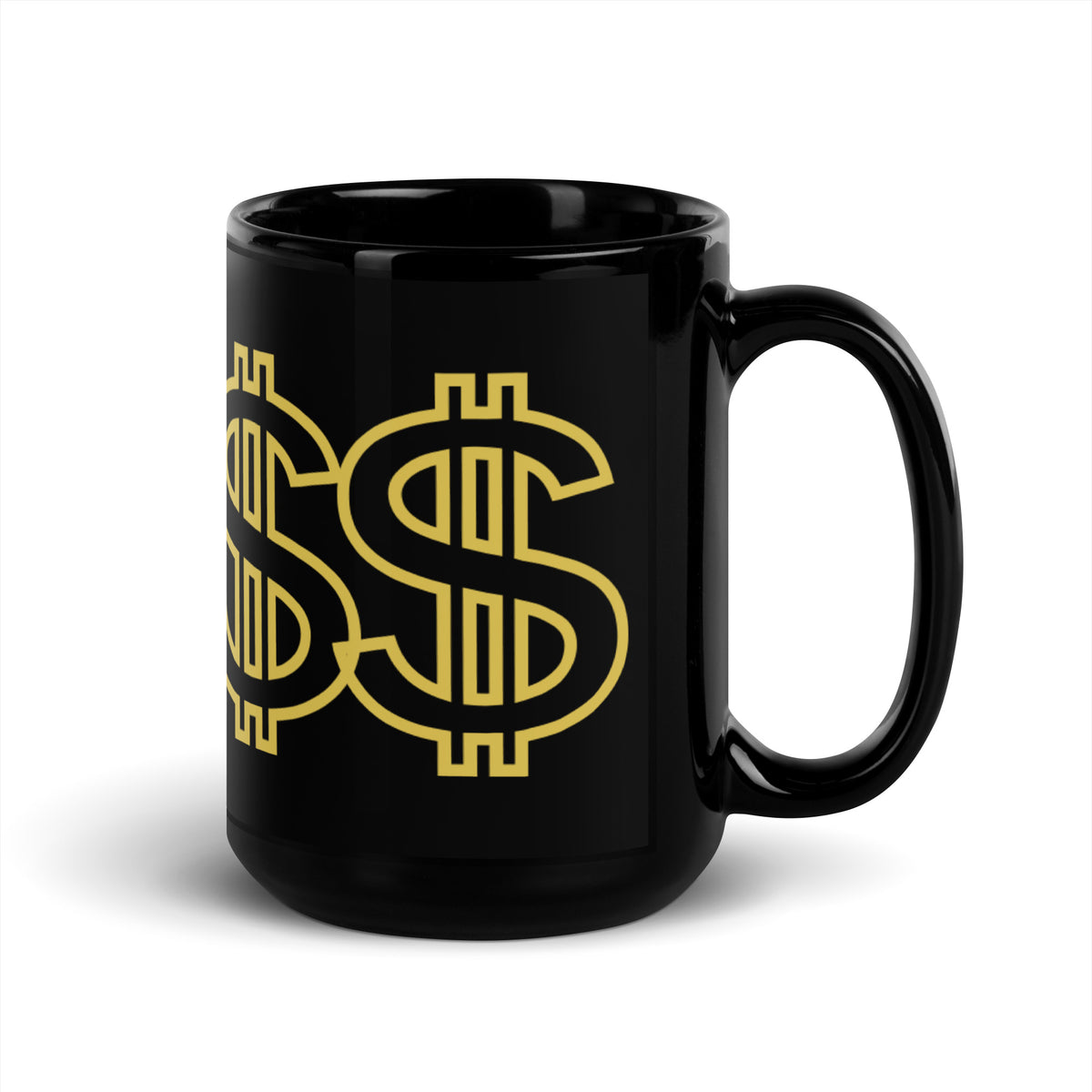 BO$$ Black Glossy Mug