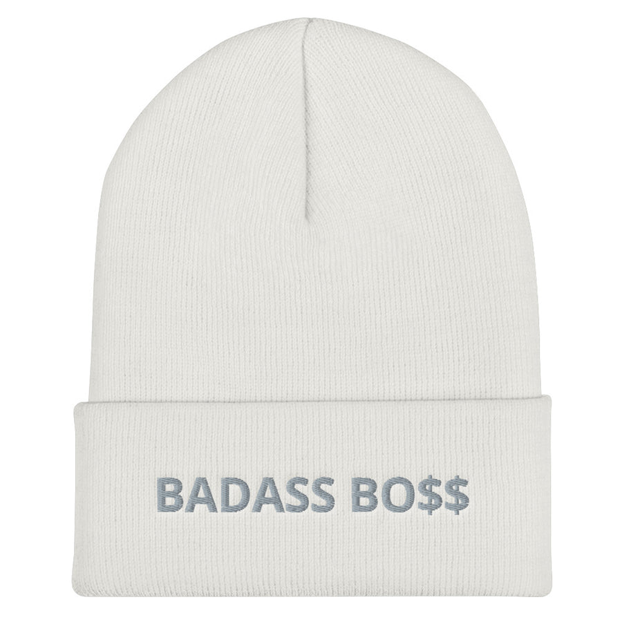 BADASS BOSS Cuffed Beanie