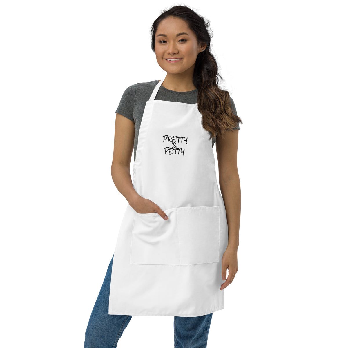 PRETTY & PETTY Embroidered Apron