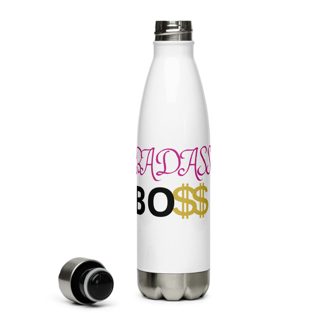 BADASS BOSS Stainless Steel Water Bottle for Women