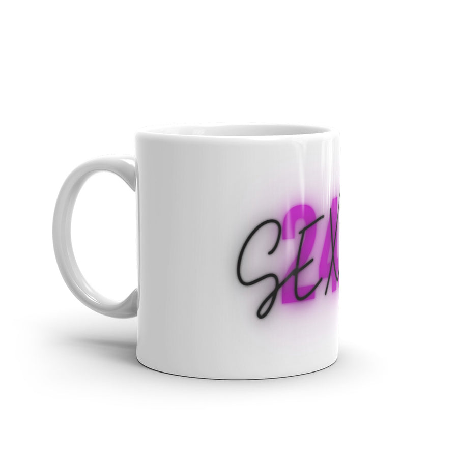 SEXXY 24/7 White glossy mug